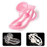 Fufu Clip Chastity Cage with Pee Guard side | 3d-chastity
