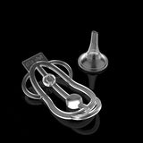 Fufu Clip Chastity Cage with Pee Guard rear | 3d-chastity