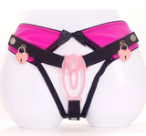 FUFU Clip with Sissy Belt Chastity Cage lock and ring | 3d-chastity