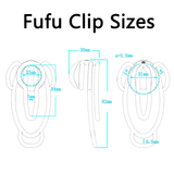 FUFU Clip with Sissy Belt Chastity Cage full kit | 3d-chastity