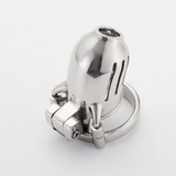 Full Steel Custom Chastity Cage with PA T13 material finish close | 3d-chastity