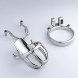 Steel Custom Chastity Cage with PA T14 lock and ring | 3d-chastity