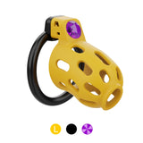 Gem-Inlaid Chastity Cage size and shape | 3d-chastity