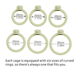 Gem-Inlaid Chastity Cage product photo 11 of | 3d-chastity