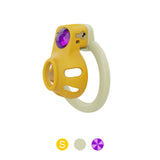Gem-Inlaid Chastity Cage material finish close | 3d-chastity
