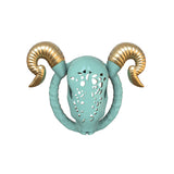 Goat Chastity Cage with Detachable Horns wearing | 3d-chastity