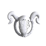 Goat Chastity Cage with Detachable Horns lock and ring | 3d-chastity