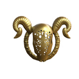 Goat Chastity Cage with Detachable Horns size and shape | 3d-chastity