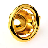 Golden Flat Metal Chastity Device product photo 11 of | 3d-chastity