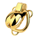 Golden Short Smooth Stainless Steel Cobra Cage with Belt Chastity Cage comparison | 3d-chastity