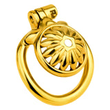 Golden Sunflower Chastity Cage main product | 3d-chastity
