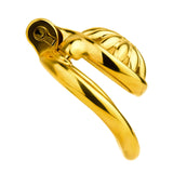 Golden Sunflower Chastity Cage front | 3d-chastity