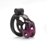 Gradation Black Purple Mamba Chastity Cage size and shape | 3d-chastity