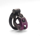 Gradation Black Purple Cobra Chastity Cage wearing | 3d-chastity