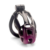 Gradation Black Purple Cobra Chastity Cage comparison | 3d-chastity