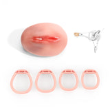 Great Encirclement Pussy Hole Chastity Cage front | 3d-chastity