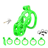 Standard Green Cobra Male Chastity Cage - 3d-chastity
