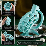 Gteen Mesh ABS Chastity Cage front | 3d-chastity