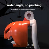 Halloween Pumpkin Chastity Cage material finish close | 3d-chastity