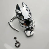 Adjustable Metal Male Chastity Cage with Handcuff Design main product | 3d-chastity