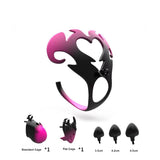 Heart of the Devil with Plug Chastity Cage side | 3d-chastity