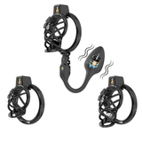 High Heel Cage with Electric Anal Plug Chastity Cage size and shape | 3d-chastity