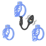 High Heel Cage with Electric Anal Plug Chastity Cage material finish close | 3d-chastity