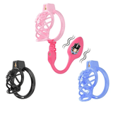 High Heel Cage with Electric Anal Plug Chastity Cage side | 3d-chastity