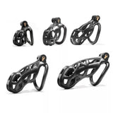 Cobra Male Chastity Cage With 4 Arc Rings Upgraded - 3d-chastity