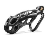 Cobra Male Chastity Cage With 4 Arc Rings Upgraded - 3d-chastity