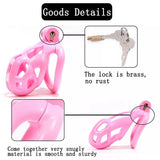 Cobra Male Chastity Cage With 4 Arc Rings Upgraded - 3d-chastity