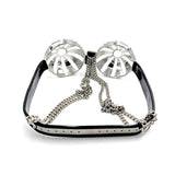 Hollow Female Chastity Bra Cage wearing | 3d-chastity