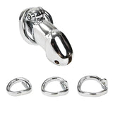 HT Aircraft Heads Stainless Steel Chastity Cage full kit | 3d-chastity