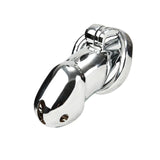 HT Aircraft Heads Stainless Steel Chastity Cage side | 3d-chastity