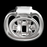 HT-v4 Nub Stainless Steel Chastity Cage material finish close | 3d-chastity