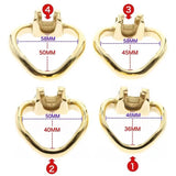 Gold HTV3 Chastity Cage product photo 12 of | 3d-chastity
