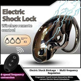 Hundred Beasts Electric Remote Control Chastity Cage side | 3d-chastity