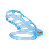 Ice Vision Blue Cobra Chastity Cage Type L - 3d-chastity