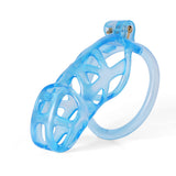 Ice Vision Blue Cobra Chastity Cage Type XL - 3d-chastity