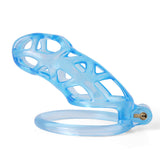 Ice Vision Blue Cobra Chastity Cage Type XL - 3d-chastity