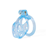 Ice Vision Blue Cobra Chastity Cage Type S - 3d-chastity