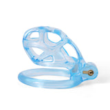 Ice Vision Blue Cobra Chastity Cage Type S - 3d-chastity