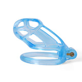 Ice Vision Blue Cobra Chastity Cage Type M - 3d-chastity