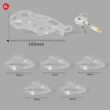 Ice Vision Clear Cobra Chastity Cage Type XL - 3d-chastity
