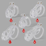 Ice Vision Clear Cobra Chastity Cage Type M - 3d-chastity