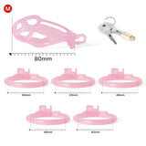 Ice Vision Design Cobra Chastity Cage Pink - 3d-chastity