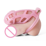 Ice Vision Design Cobra Chastity Cage Pink - 3d-chastity