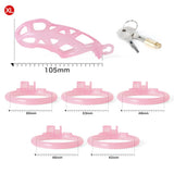 Ice Vision Design Cobra Chastity Cage Pink - 3d-chastity