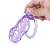 Desigh Ice Vision Purple Mamba Chastity Cage main product | 3d-chastity