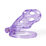 Ice Vision Design Purple Cobra Chastity Cage - 3d-chastity